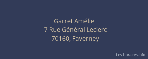 Garret Amélie