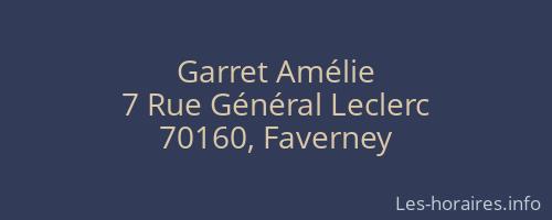 Garret Amélie