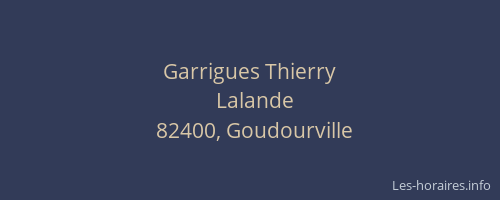 Garrigues Thierry