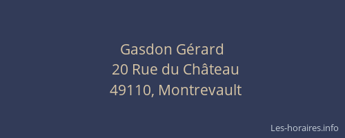 Gasdon Gérard
