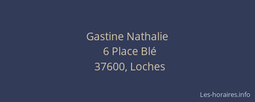 Gastine Nathalie