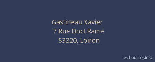 Gastineau Xavier