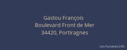 Gastou François