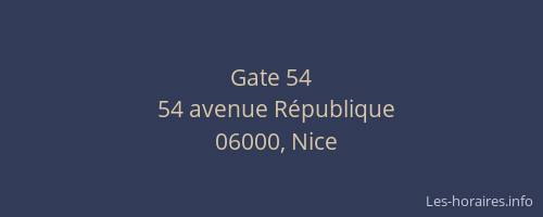 Gate 54