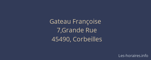 Gateau Françoise