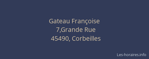 Gateau Fran&ccedil;oise