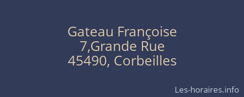 Gateau Françoise