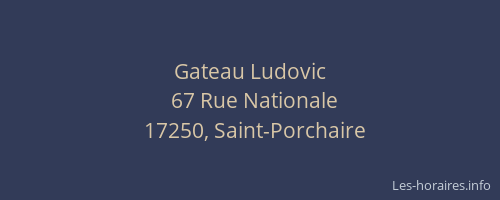 Gateau Ludovic