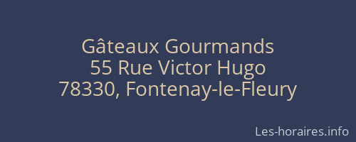 Gâteaux Gourmands