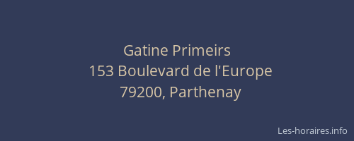 Gatine Primeirs