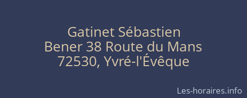 Gatinet Sébastien