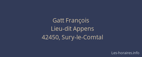 Gatt François
