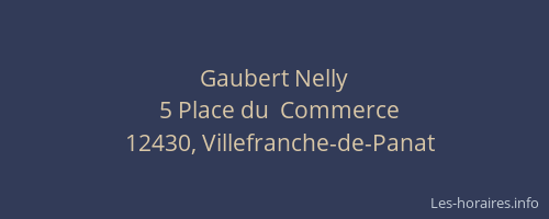Gaubert Nelly