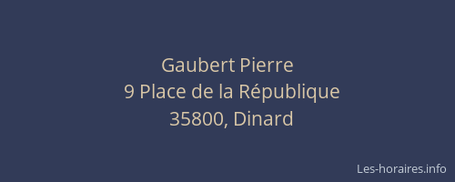 Gaubert Pierre