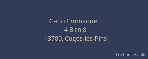 Gauci Emmanuel