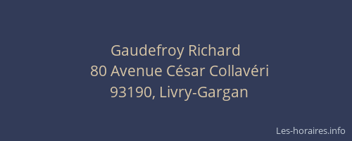 Gaudefroy Richard