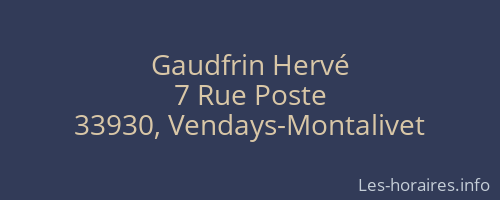Gaudfrin Hervé