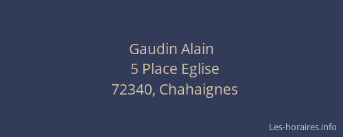 Gaudin Alain