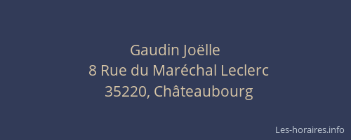 Gaudin Joëlle