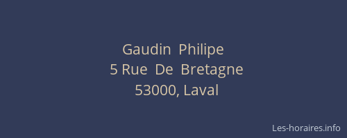 Gaudin  Philipe