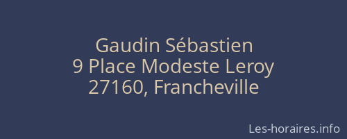 Gaudin Sébastien