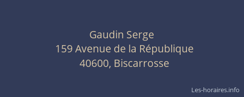 Gaudin Serge