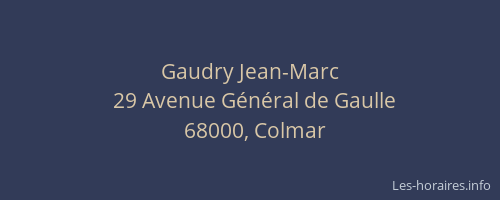 Gaudry Jean-Marc