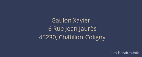 Gaulon Xavier