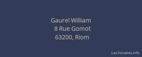 Gaurel William