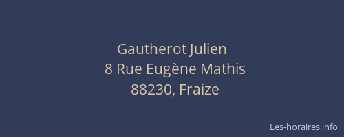 Gautherot Julien
