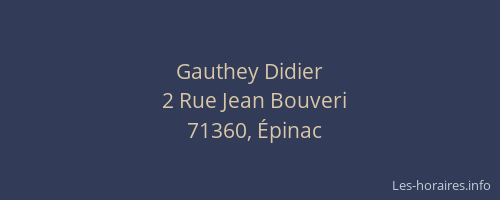Gauthey Didier