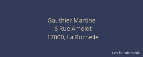 Gauthier Martine