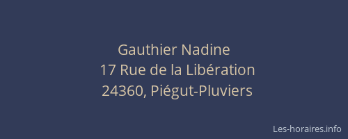 Gauthier Nadine