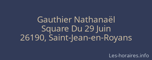 Gauthier Nathanaël