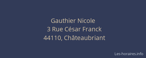 Gauthier Nicole
