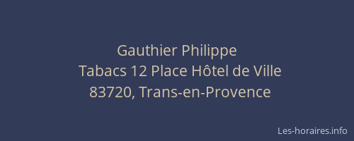 Gauthier Philippe