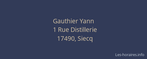 Gauthier Yann