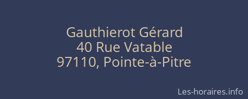 Gauthierot Gérard