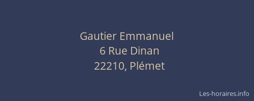 Gautier Emmanuel