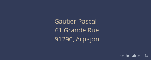 Gautier Pascal