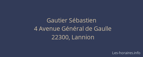 Gautier Sébastien