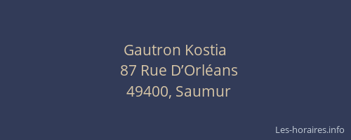 Gautron Kostia