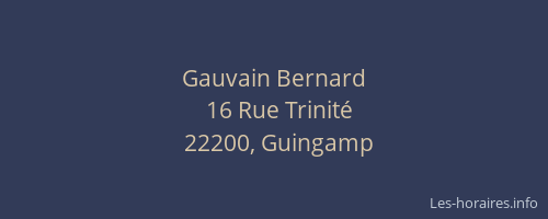 Gauvain Bernard