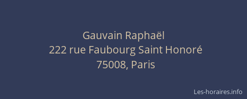 Gauvain Raphaël