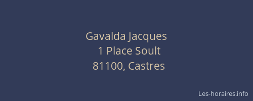 Gavalda Jacques