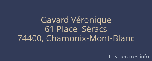 Gavard Véronique