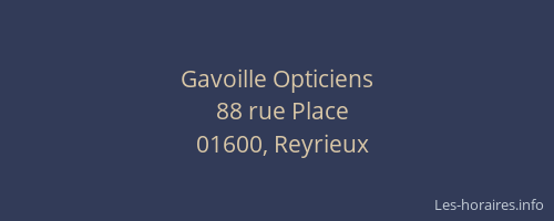 Gavoille Opticiens
