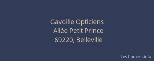 Gavoille Opticiens