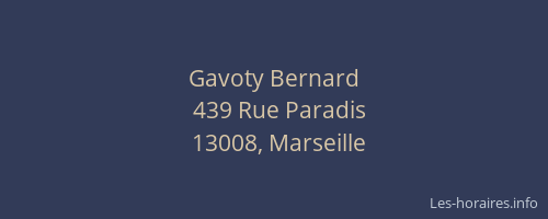 Gavoty Bernard