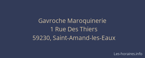 Gavroche Maroquinerie